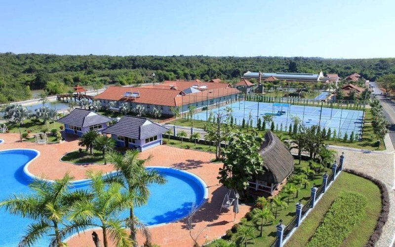 Khu du lịch sinh thái + hồ bơi + biệt thự Bắc Tân Uyên